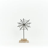4.5x8 Metal Spider Web on Stand