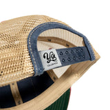 Hat - Vintage Denim Flag Patch Trucker