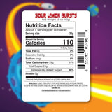 Sour Lemon Bursts - Freeze Dried Candy 1.5 oz