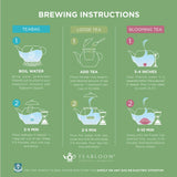 Teabloom Stovetop & Microwave Safe Glass Teapot