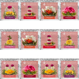 Teabloom Heart-shaped Flowering Teas – 12 Assorted Varieties