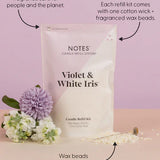 Notes Candle Refill