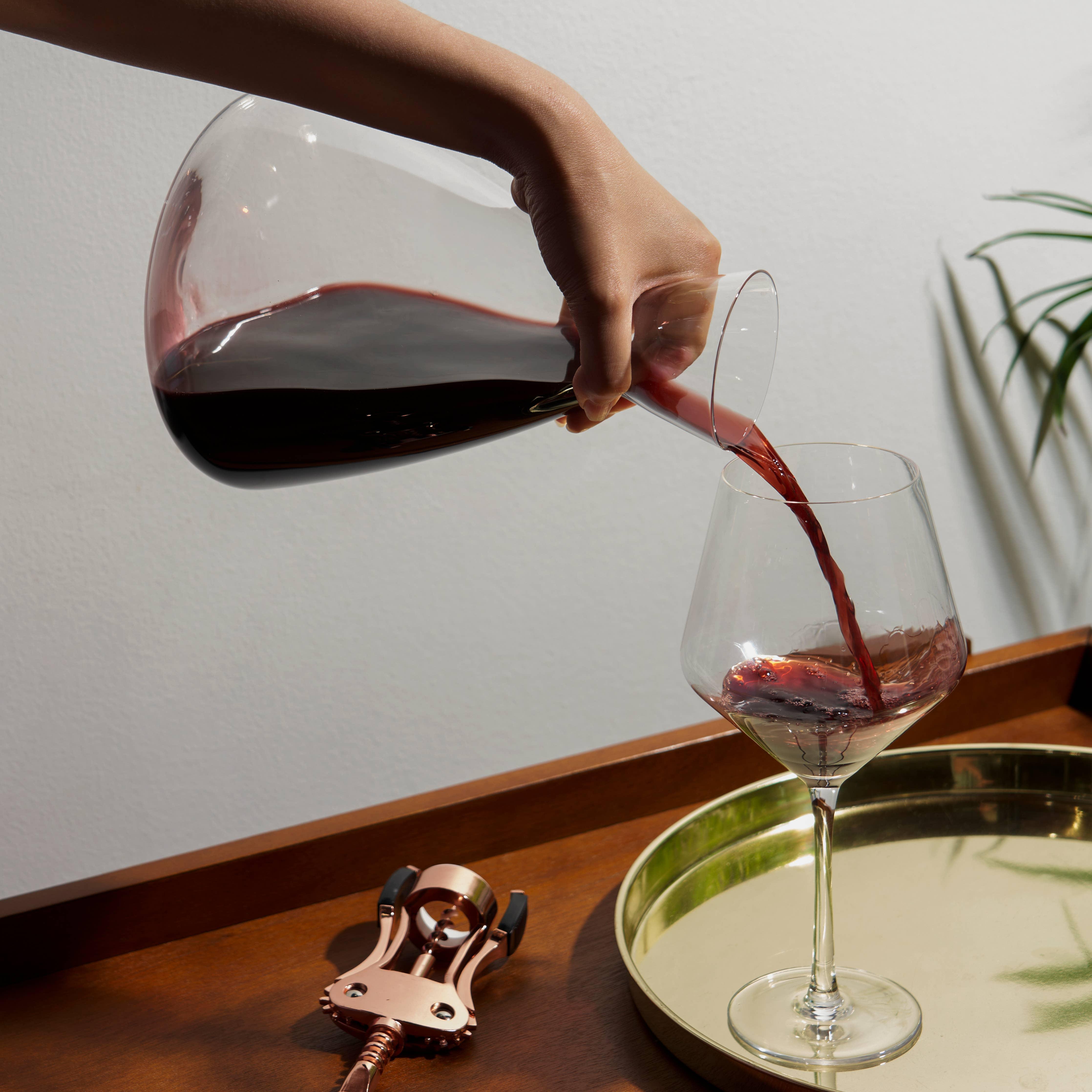 Crystal Rolling Wine Decanter - 39 North CO