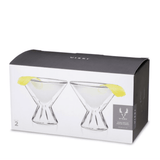 Double Walled Stemless Martini Glasses - 39 North CO