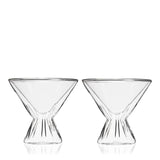 Double Walled Stemless Martini Glasses - 39 North CO