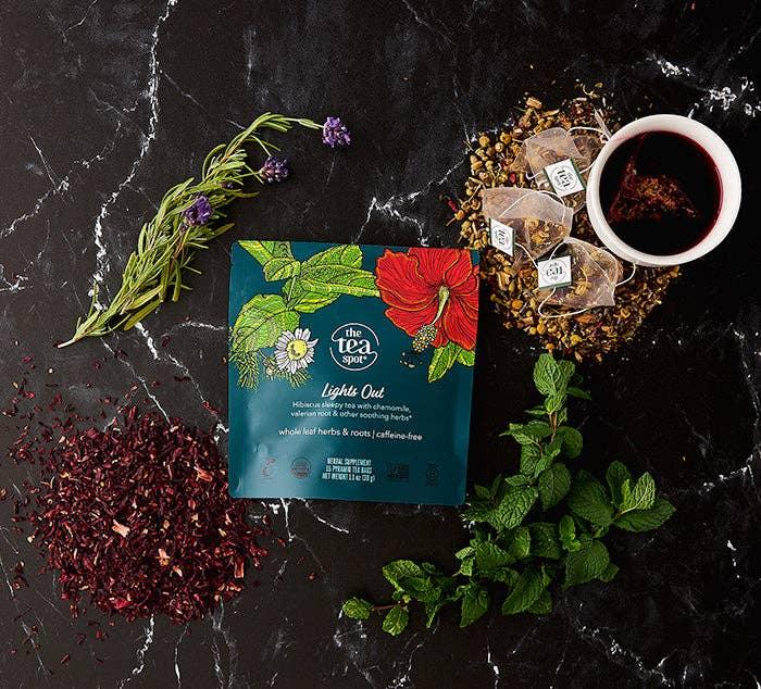 Lights Out, Organic Sleepy Tea -15 sachets each - 39 North CO