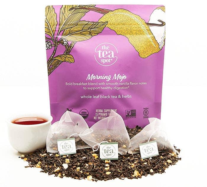 Morning Mojo, Organic Pu'erh Tea - 15 sachets each - 39 North CO