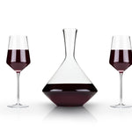 Raye™ Angled Crystal Decanter & Wine Glasses Set - 39 North CO