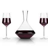 Raye™ Angled Crystal Decanter & Wine Glasses Set - 39 North CO