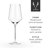 Raye™ Angled Crystal Decanter & Wine Glasses Set - 39 North CO