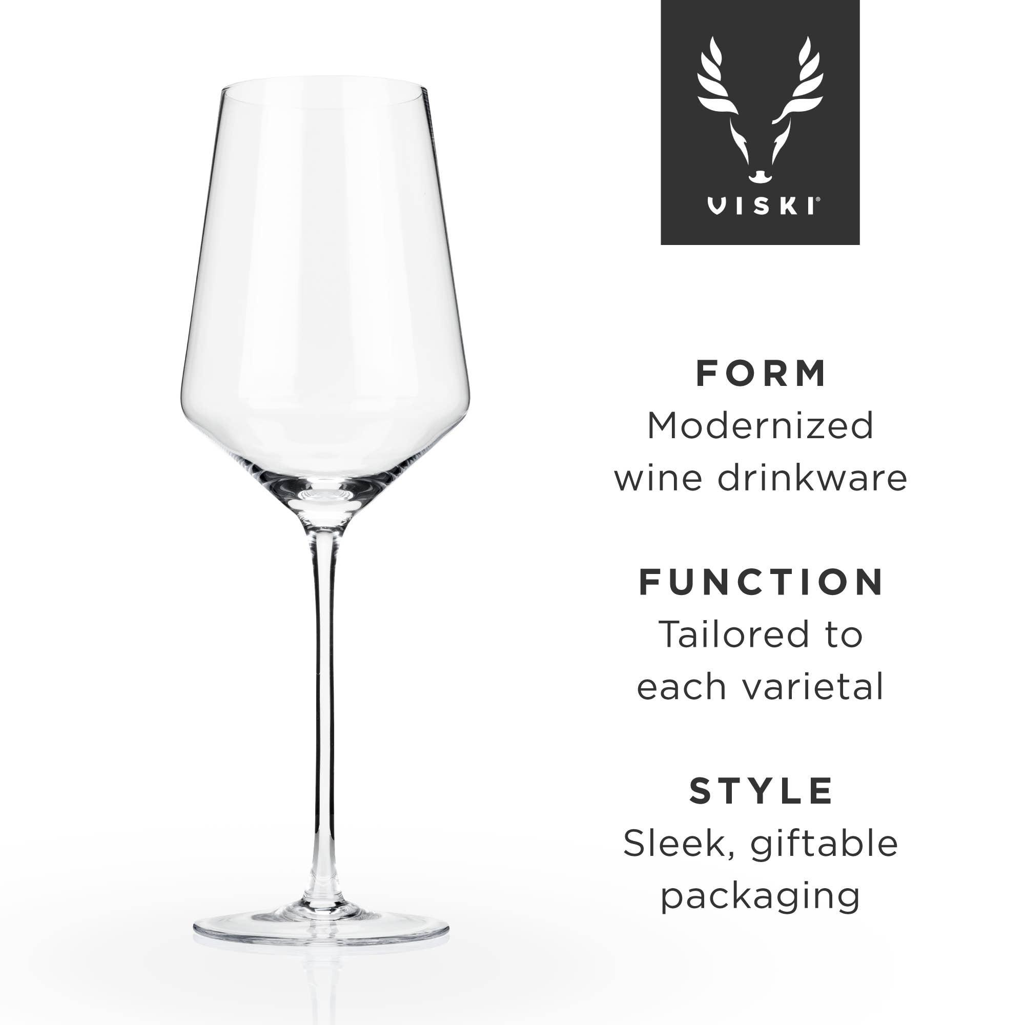 Raye™ Angled Crystal Decanter & Wine Glasses Set - 39 North CO