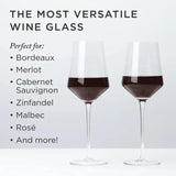 Raye™ Angled Crystal Decanter & Wine Glasses Set - 39 North CO
