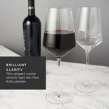 Raye™ Angled Crystal Decanter & Wine Glasses Set - 39 North CO