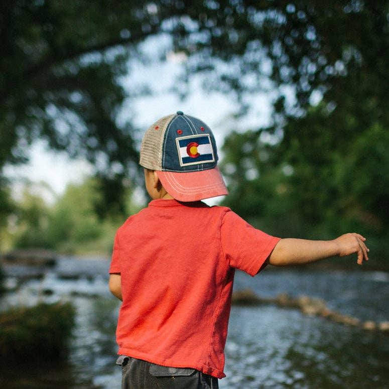 Colorado-themed gifts including ornaments, hats, and food items