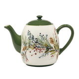 Winters Forest Christmas Ceramic Teapot, 36 oz.