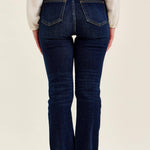 Judy Blue petite mid-rise bootcut jeans in dark wash