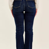 Judy Blue petite mid-rise bootcut jeans in dark wash