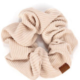 C.C Corduroy Solid Color Soft Scrunchies