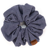 C.C Corduroy Solid Color Soft Scrunchies