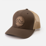 Range Mountain Hat | Leather Patch Trucker Hat