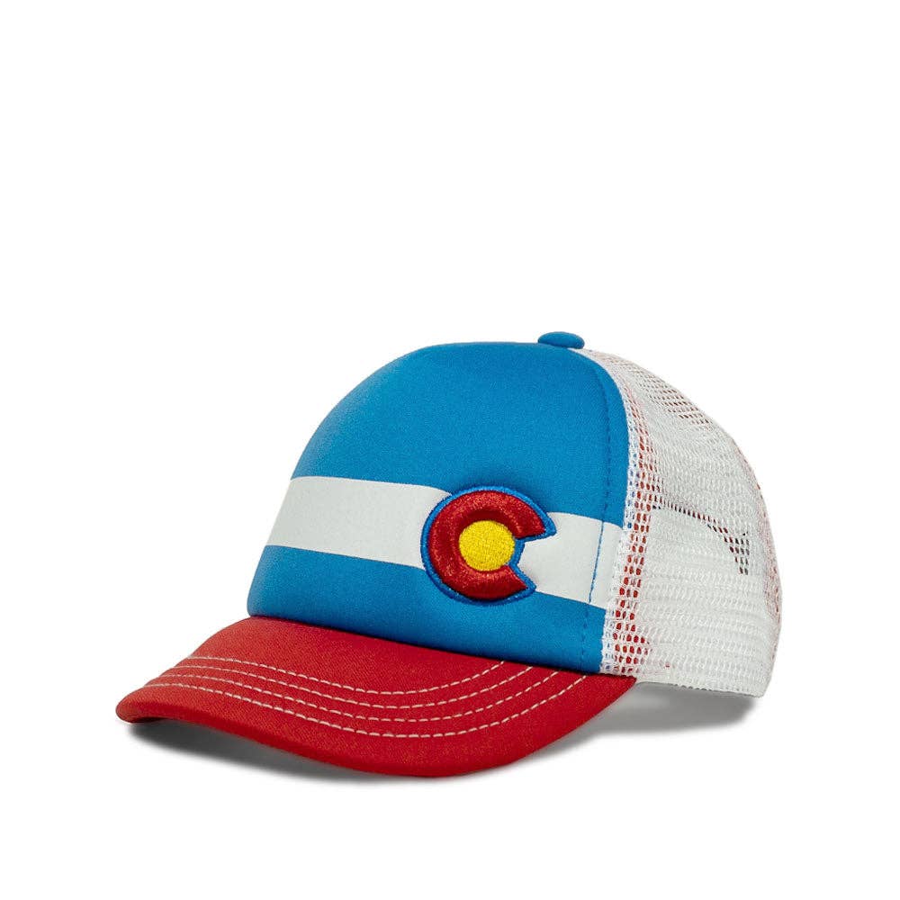 Toddler Blue Nugget Colorado Flag Trucker Hat - view 2
