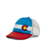 Toddler Blue Nugget Colorado Flag Trucker Hat - view 2