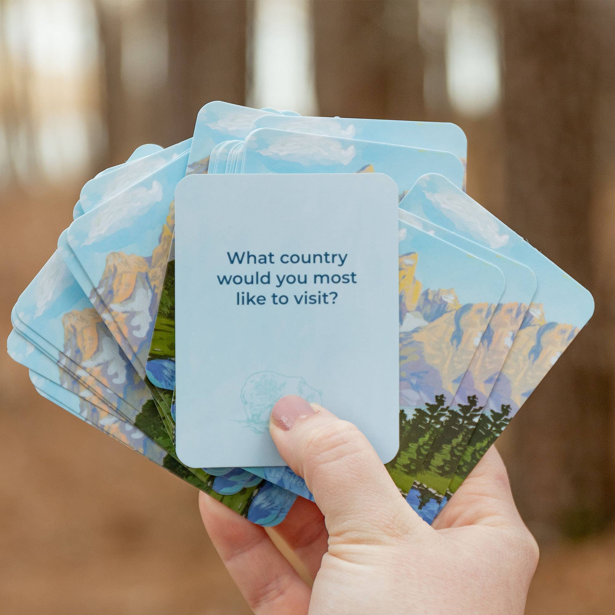 National Parks conversation cards in metal tin, view 2 of 6