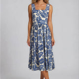 TROPICAL PRINTED DRESS