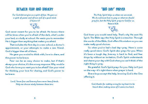 3-Minute Devotions for Brave Boys, Barbour Publishing book cover