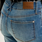 Boyfriend Cool Denim w/ Cross Back Belt Loops
