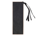 Be Strong and Courageous faux leather bookmark, heat-debossed lettering detail