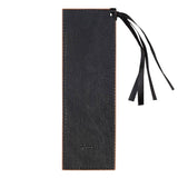 Be Strong and Courageous faux leather bookmark, heat-debossed lettering detail