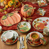 Harvest Morning 3-D Pumpkin Platter, 13.75" x 11.5"