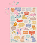 If Cats Could Talk 500 piece jigsaw puzzle, view 2