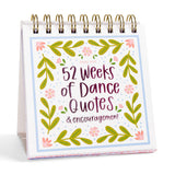52 Weeks of Encouragement for Dancers desk flip calendar - view 5