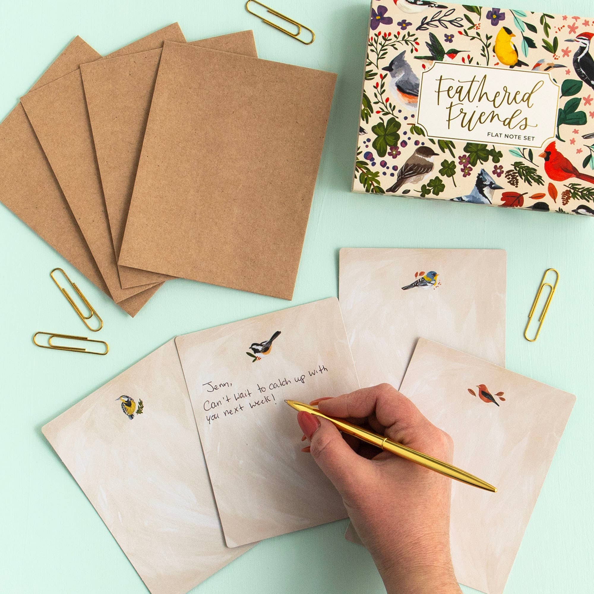 Feathered Friends birds boxed note card set, view 3 of 9