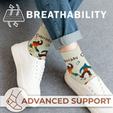 Colisco Unisex Crew Socks - Sasquatch Dance