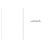 To Live In Hearts Sympathy Card