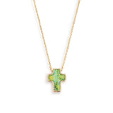 Artful Cross Necklace - Faith