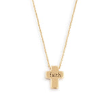 Artful Cross Necklace - Faith