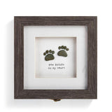 Paw Prints Keepsake Box - 6in
