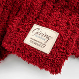 Ribbed Blanket - Red