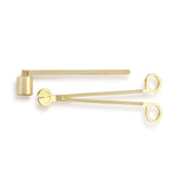 Candle Snuffer and Trimmer Set - Brass