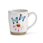 Butterflies on Flower Mug