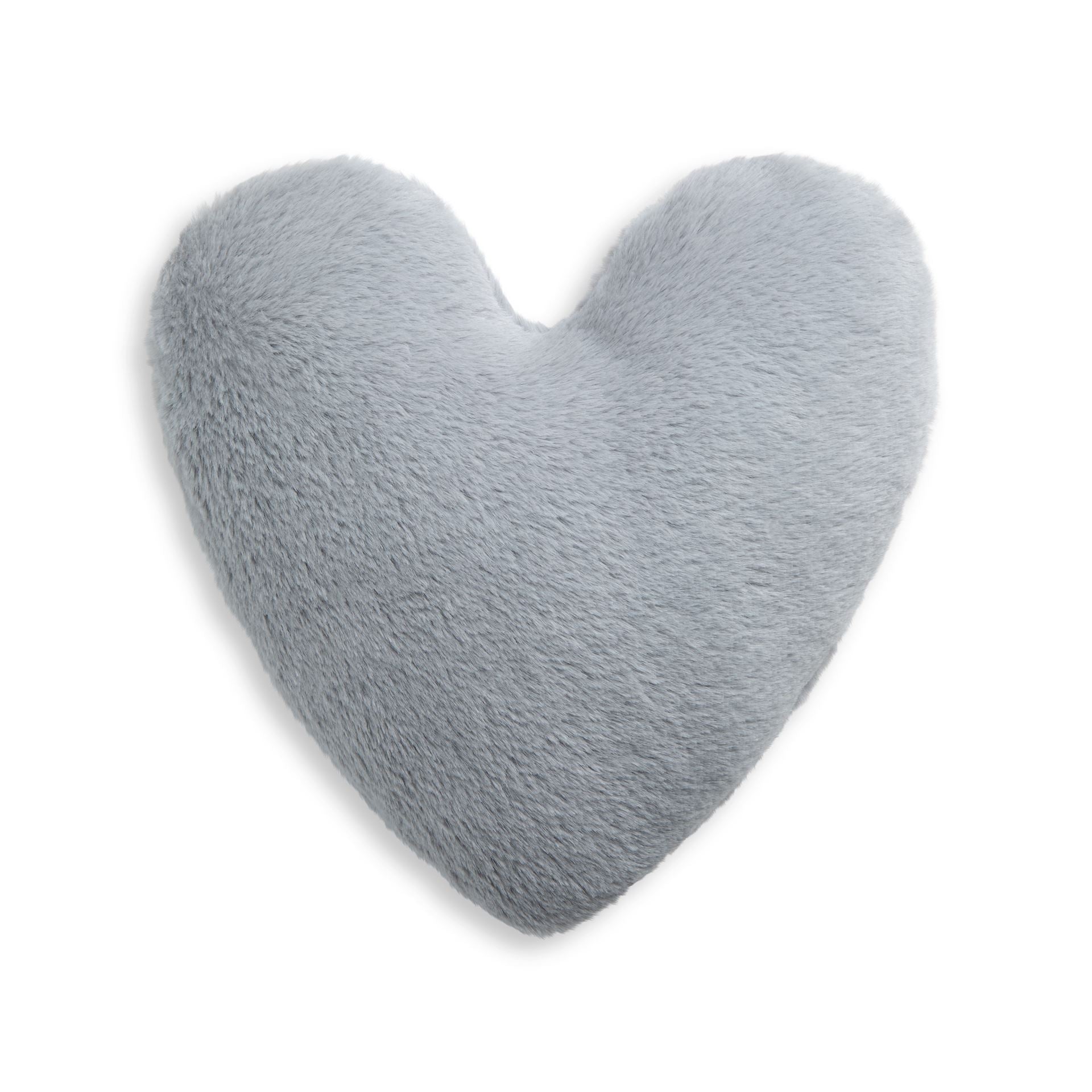 Warming Heart Pillow, Gray