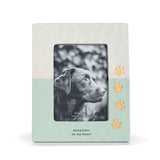 Inspired Ceramic Frame Paw Prints - 5x7in