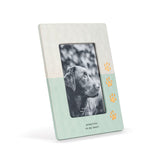 Inspired Ceramic Frame Paw Prints - 5x7in