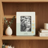 Inspired Ceramic Frame Paw Prints - 5x7in