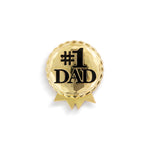 #1 Dad Magnetic Frame Charm