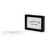 I Can & Will Inspirational Cards Frame Set